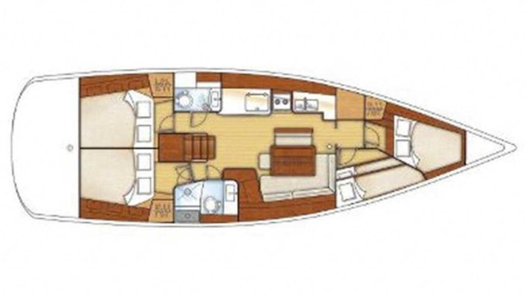 Oceanis 46 - layout